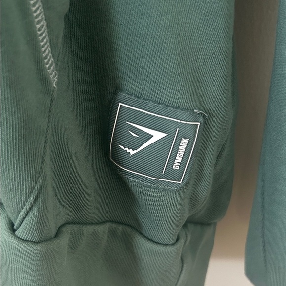 Gymshark Green Hoodie with White Accents - Picture 2 of 4